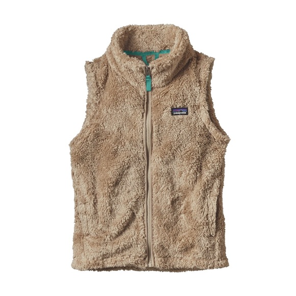 Patagonia Girls Boys Los Gatos Vest Teddy Cozy Fleece Size 7-8 Small - Picture 1 of 8